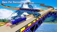 Mustahil Track Car Stunts Racing 3D Screen Shot 0