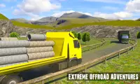 Tài xế xe tải lớn Hàng hóa trò chơi vận chuyển 3D Screen Shot 1