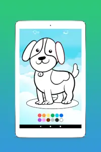 Coloring for Kids: Color the Dog Screen Shot 12
