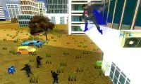 Super Flying Man: Mission de sauvetage de la ville Screen Shot 3