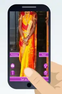 vestidos sari indio Screen Shot 5
