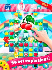 Sweet Sugar Match 3 - Free Candy Smash Game Screen Shot 12