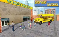 Simulator Bus Sekolah Kota Modern 2017 Screen Shot 13