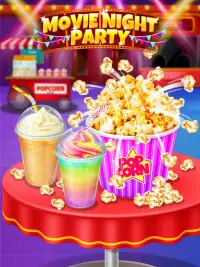 Crazy Movie Night Food Party - Make Popcorn & Soda Screen Shot 3