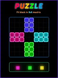 Block Puzzle Glow Style Screen Shot 5