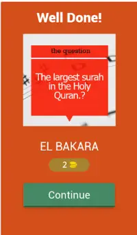 İslamic Questions Quiz Q&A Screen Shot 1