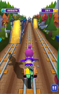 Subway Motorbike Runner Screen Shot 0