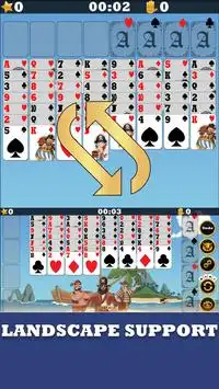 FreeCell Lounge: Play Cards Screen Shot 5