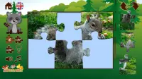 Puzzles with animals Screen Shot 2