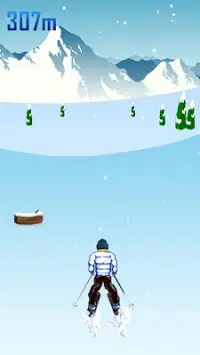 Skiing Dash Screen Shot 2