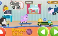 Trò chơi đua xe cho trẻ em - 🐱 xe mèo Beepzz Screen Shot 0