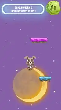 Jumping in Space–Dog Astronaut Screen Shot 1