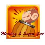 Monkey and Super Girl