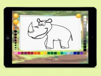 Wild Animal Puzzle Coloring Screen Shot 7