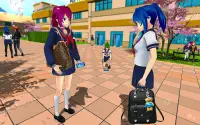 Anime School Yandere Girl Life Simulation Story 3D Screen Shot 0