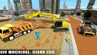 batu bata jalan raya: game konstruksi jalan 2019 Screen Shot 11