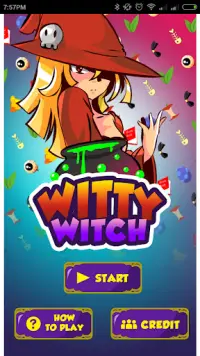 Witty Witch Bubble Dash Screen Shot 0