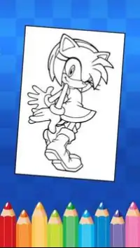 Coloring Pages Sonic-Héro Screen Shot 3