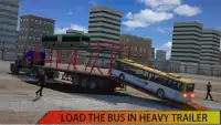 Mega Bus Transporter Truck Sim 2017 Screen Shot 1