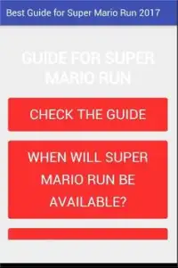 Mario Run Guide 2017 Screen Shot 2