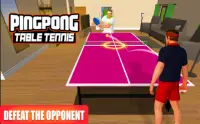 Tênis de mesa 3D: Mestre de pingue-pongue Screen Shot 2