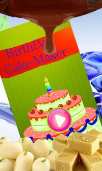 Birthday Cake pembuat Screen Shot 0