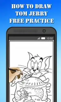 How To Draw Tom Jerry Free Practice Screen Shot 2