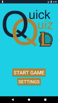 Quick Quiz - Champions of League of Legends Screen Shot 0