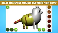 3D книжка-раскраска для детей: Раскраски животные Screen Shot 3