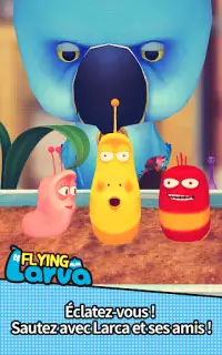 Flying LARVA Screen Shot 9