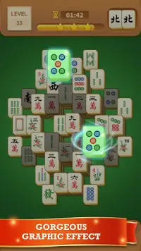 Free Mahjong Solitaire-Brain Training Puzzle Screen Shot 1
