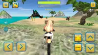 Motorbike Girls Jumping Mission Screen Shot 0