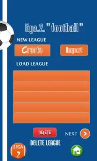 Football League Management Screen Shot 1