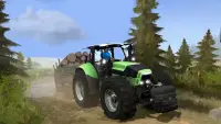 Drive Tractor Trolley Offroad 2021:3D Cargo Games Screen Shot 2