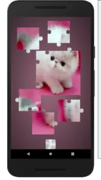 Cat puzzles Jigsaw , Slide ,2048 Puzzle Free Games Screen Shot 1