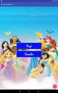 Quelle princesse ressemblez-vous le plus? Tests Screen Shot 7