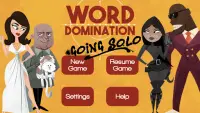 Word Domination: Going Solo Screen Shot 0