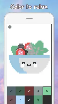 Kawaii Pixel - Color by Number Screen Shot 2