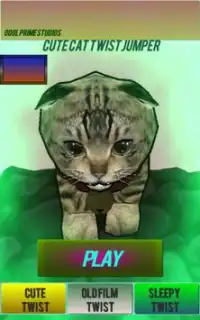 Cute Cat Twist Jumper Screen Shot 16