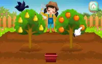animali da fattoria e verdura gioco per bambini Screen Shot 1