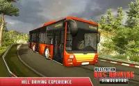 Hill climb bus driving : mountain bus simulator Screen Shot 0