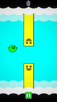 Pea Flappy Fries Dodge Challenge Screen Shot 2