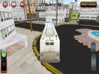 City bus parking 3D Screen Shot 6