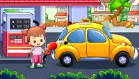 Kids Taxi - Driver Game Screen Shot 3