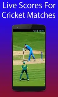 Live Cricket Matches- Scores & More Screen Shot 0