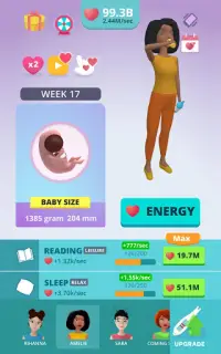 엄마와 아기 - 3D 임신 시뮬레이터 Screen Shot 22