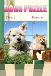 Dogs Slider Puzzle Screen Shot 1