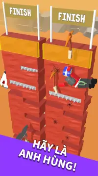 Rock Climbers-Hang Mountain Climbing Screen Shot 1