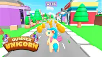 Baby unicorn game- Pony Runner Screen Shot 1