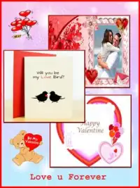 Valentine Love Card Maker Screen Shot 0